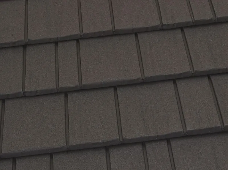 Mahogany metal roofing color swatch
