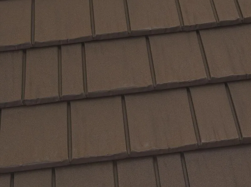 Teak metal roofing color swatch