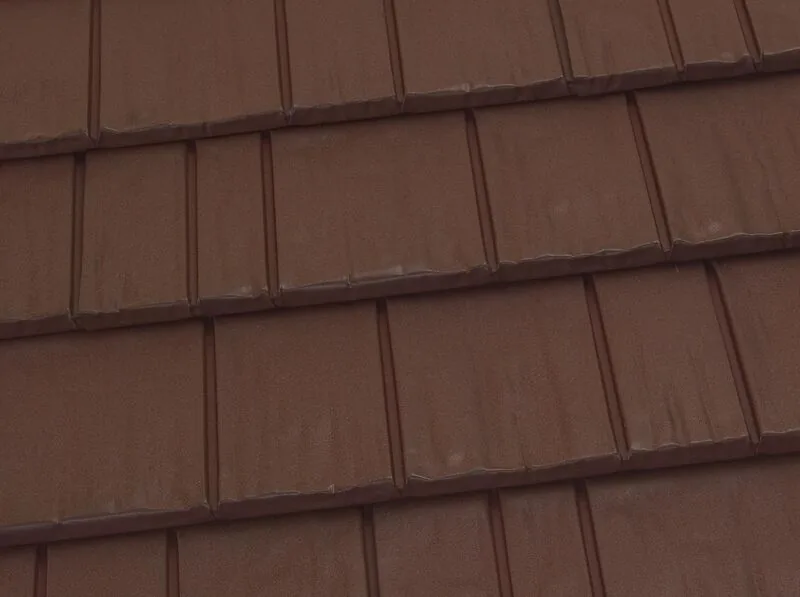 Terra Cotta metal roofing color swatch
