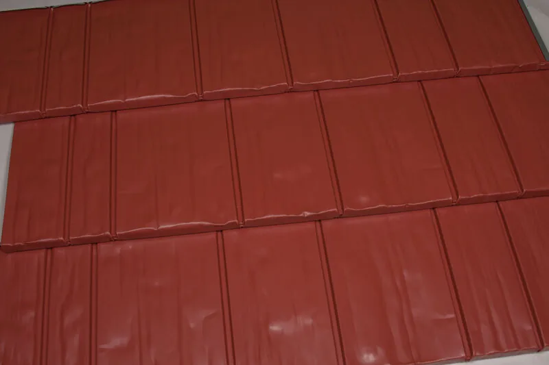 Mission Red metal roofing color swatch
