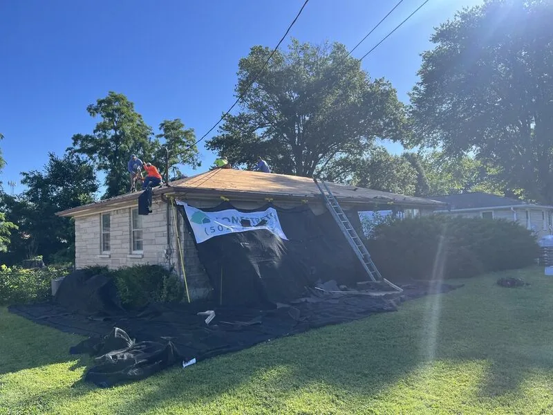 Completed roof replacement project #8 in Louisville, KY by Homestretch Roofing