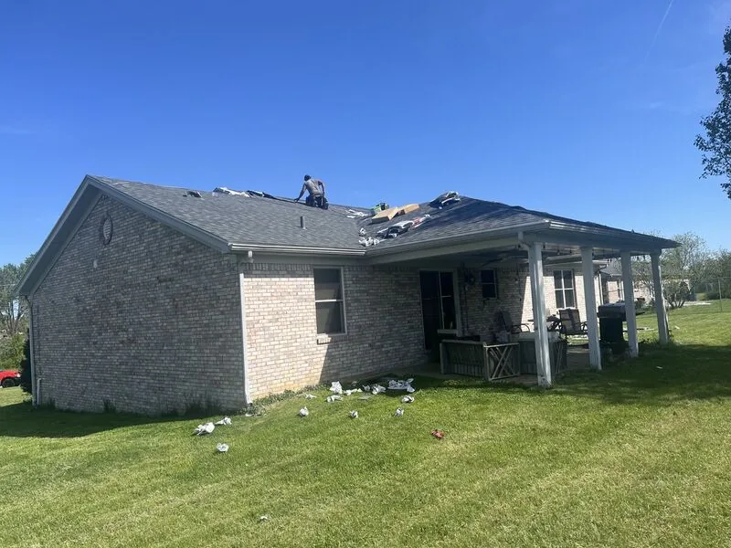 Completed gutter replacement project #4 in Louisville, KY by Homestretch Roofing