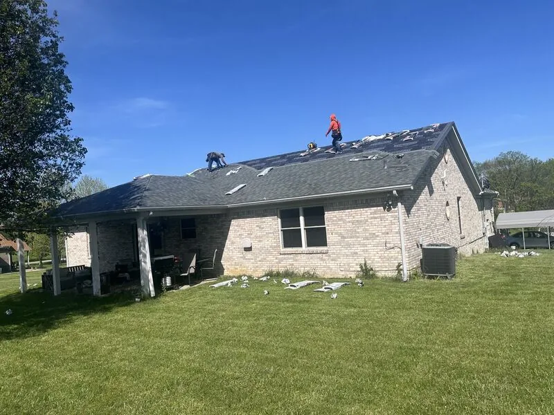 Completed gutter replacement project #5 in Louisville, KY by Homestretch Roofing