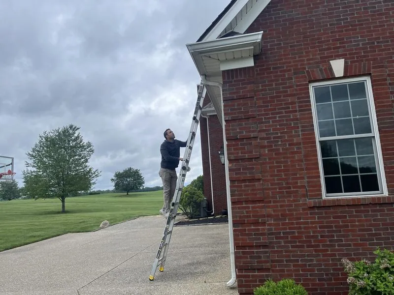 Completed fascia & soffit project #2 in Louisville, KY by Homestretch Roofing