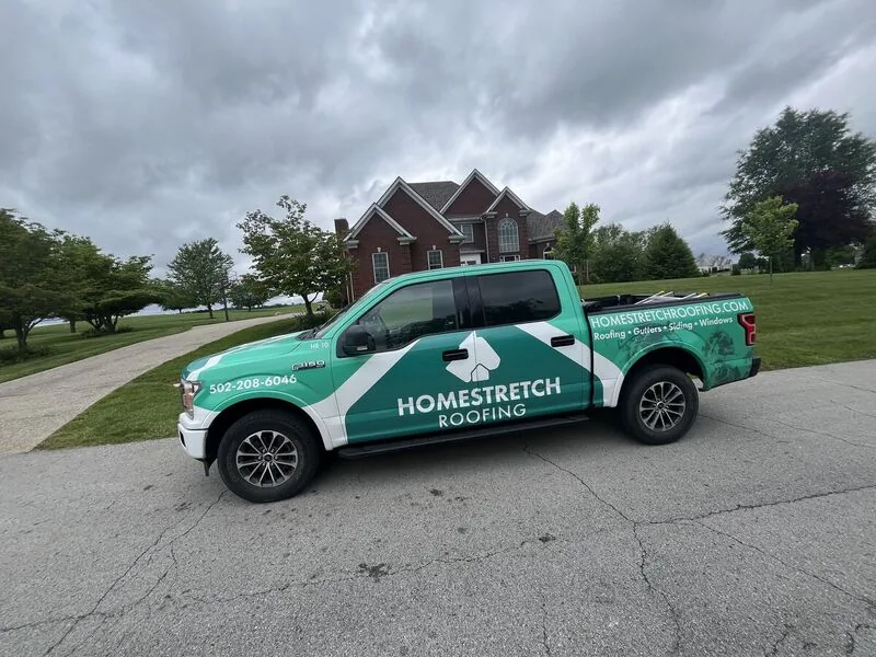 Completed fascia & soffit project #4 in Louisville, KY by Homestretch Roofing